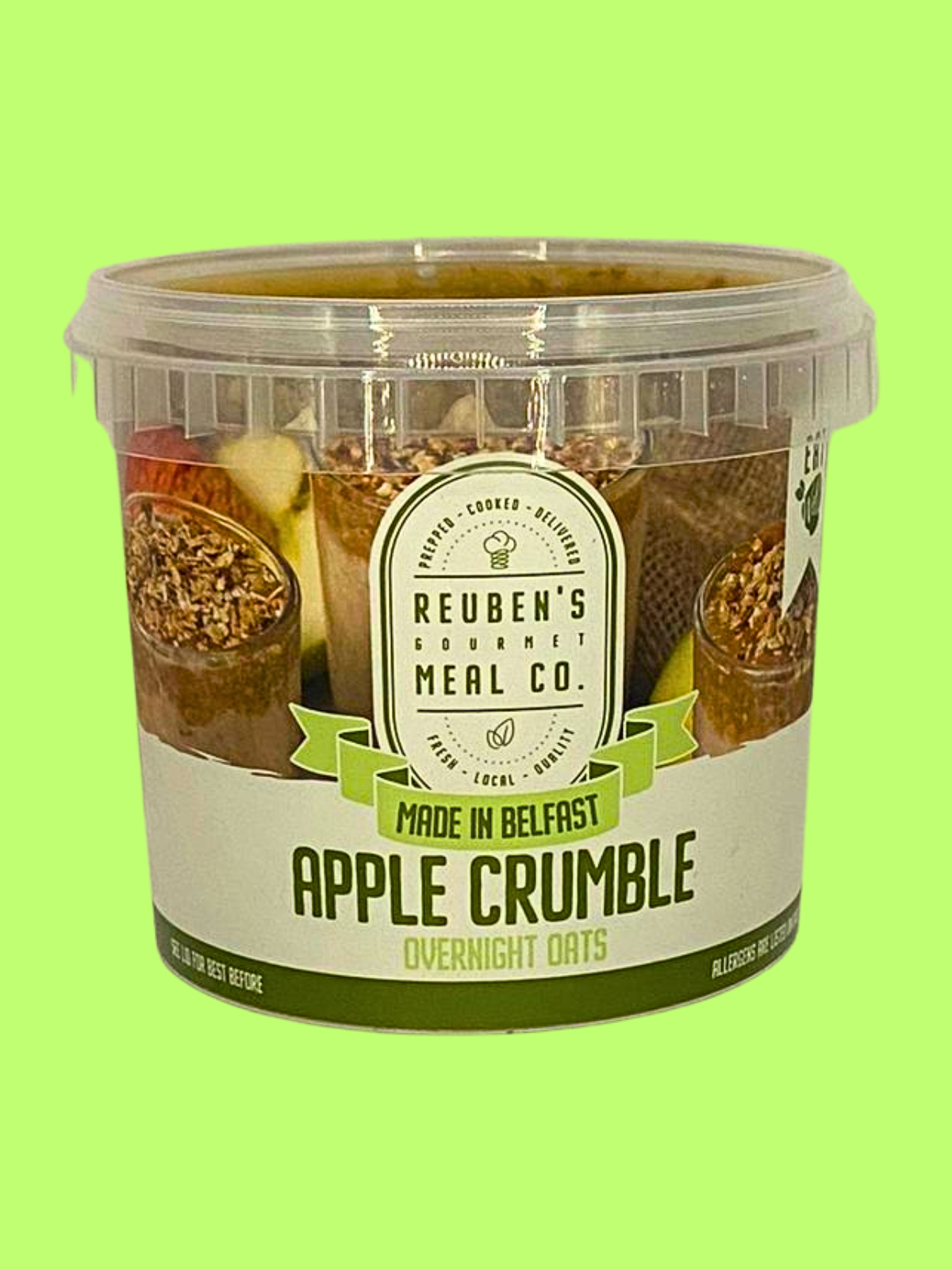 Apple Crumble Overnight Oats