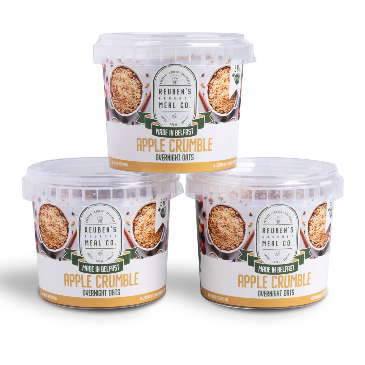 Apple Crumble Overnight Oats