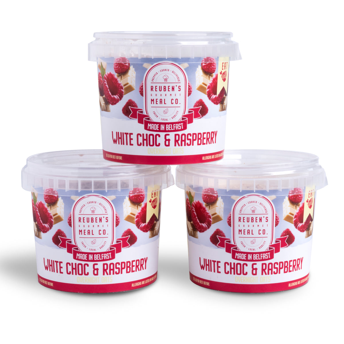 White Chocolate and Raspberry Overnight Oats