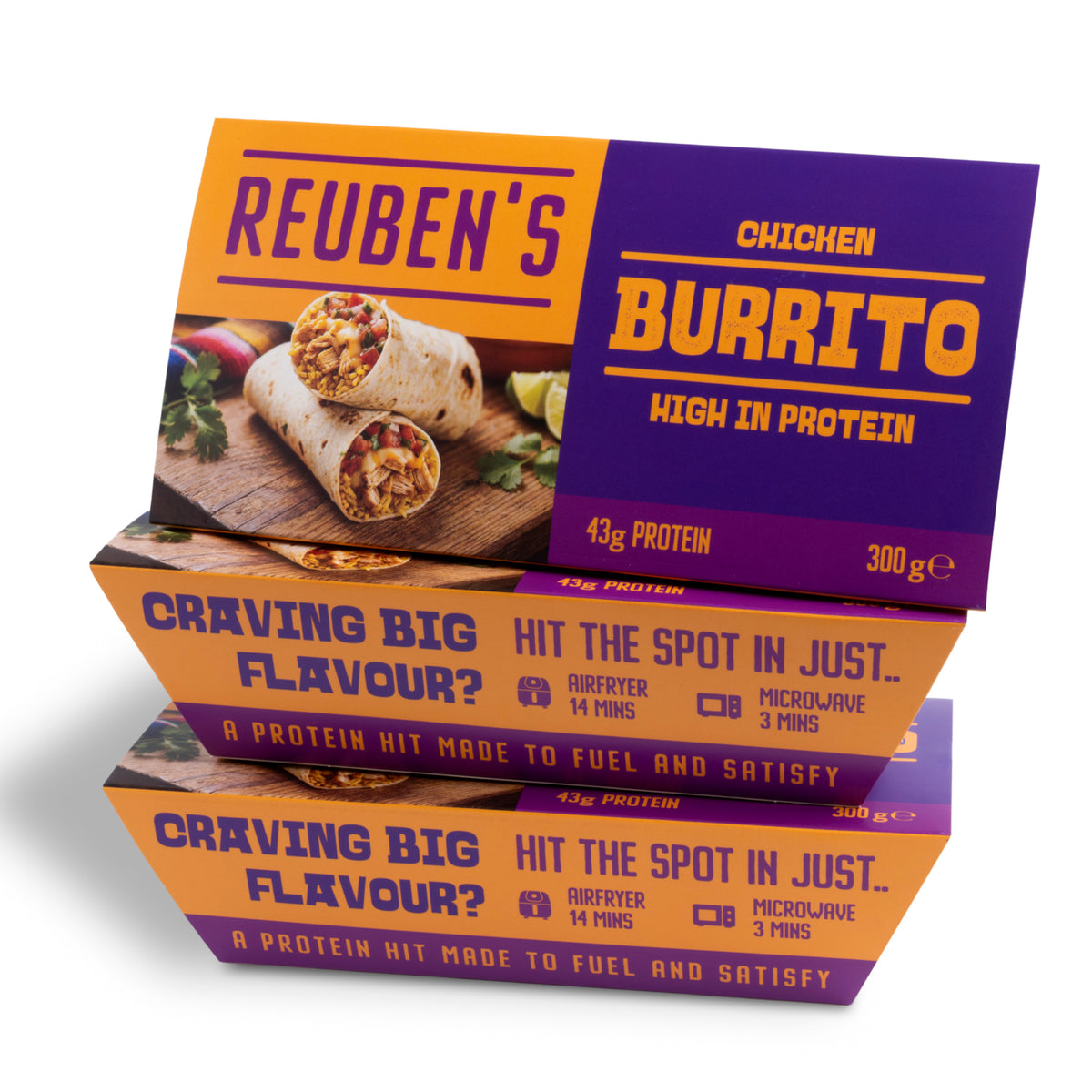 High Protein Chicken Burrito